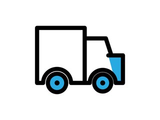 delivery filled vector icon