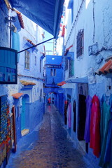 Fototapeta na wymiar Traditional moroccan architectural details in Chefchaouen Morocco, Africa. Chefchaouen blue city in Morocco.
