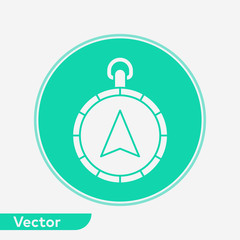 Compass vector icon sign symbol