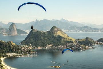Paisagens do Rio de janeiro, montanha e mar
