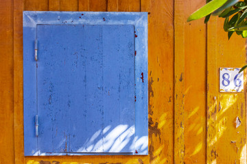 CAP FERRET (Bassin d'Arcachon, France), détail d'une cabane de pêcheur