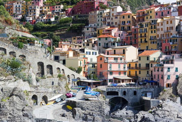 Manarola, italian village. Cinque Terre, Liguria