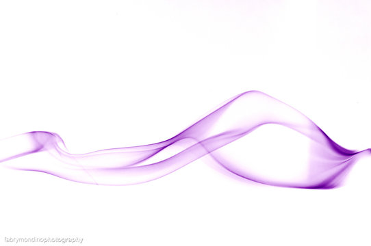 abstract lines of incense smoke