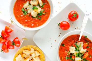 Spanish cold soup - gazpacho