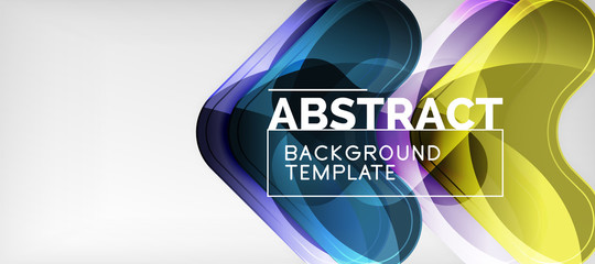 Light effects glossy arrows background