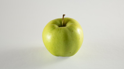 green apple isolated on white background