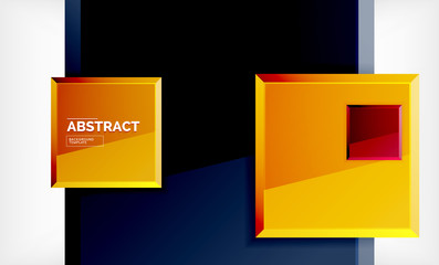 Square geometrical background