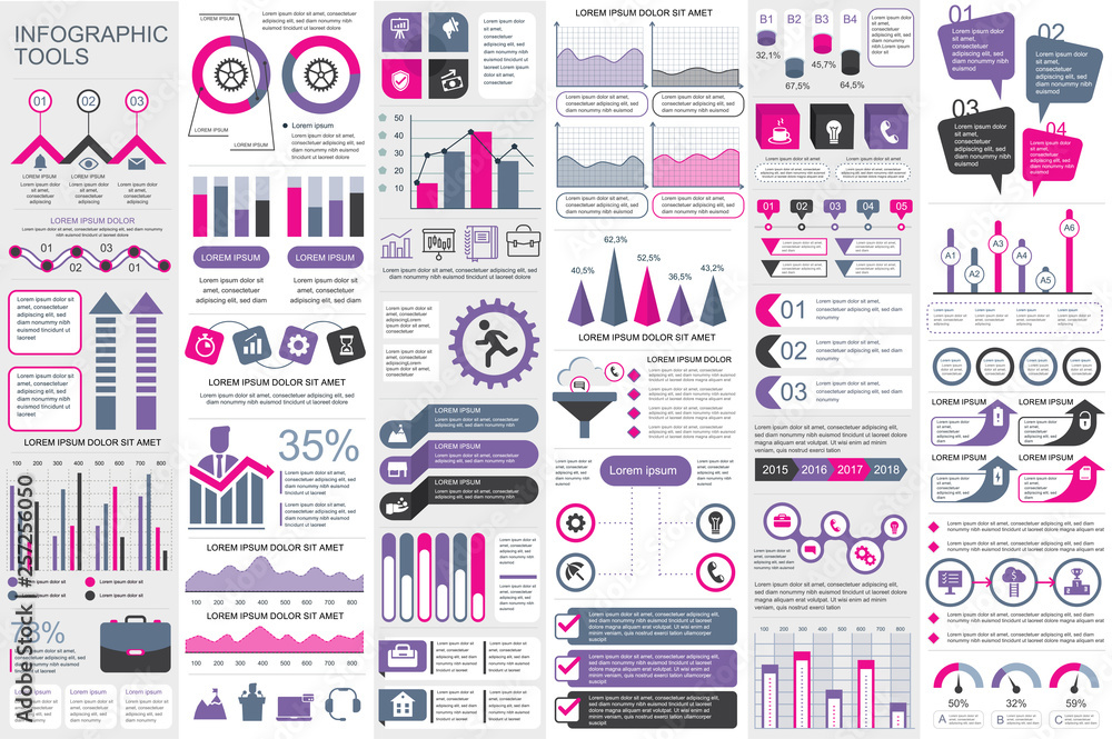 Aufkleber infographic elements data visualization vector design template. can be used for steps, options, busi