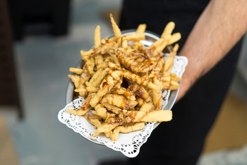 Berenjenas con miel de caña