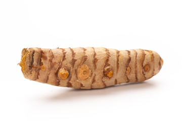 Turmeric isolated on white background