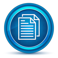 Document pages icon eyeball blue round button