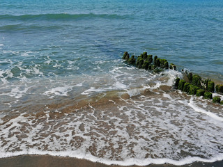 vista della riva del mare