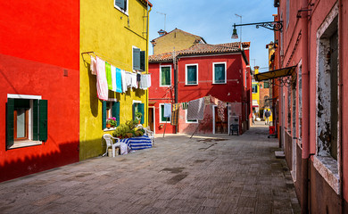 Fototapeta na wymiar Burano in Venedig