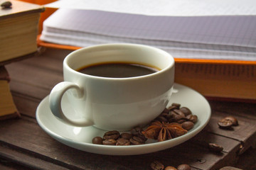  cup of coffee on the table