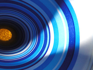 Circles in shades of blue and white