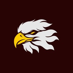 Eagle Esport Mascot Logo Template For Gaming Team