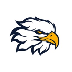 Eagle Esport Mascot Logo Template For Gaming Team