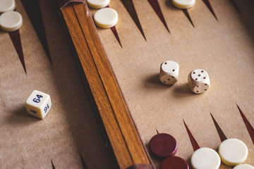 Backgammon board game