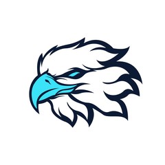 Eagle Esport Mascot Logo Template For Gaming Team