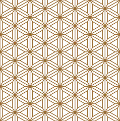 Seamless geometric pattern based on Japanese ornament Kumiko