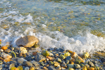sea and rocky beach