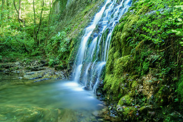 Fototapeta na wymiar Waterfall in the paradise