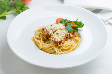 Pasta spaghetti Bolognese