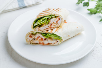 Caesar roll with chicken