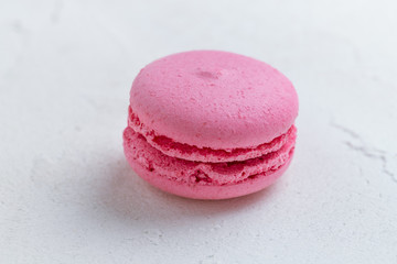 one pink macaroon