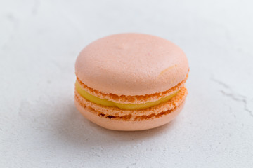 one orange macaroon