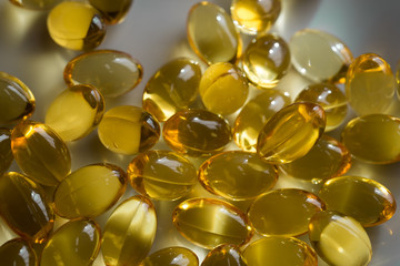 cod-liver oil in capsules macro