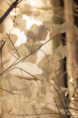 decorative, artificial tree leaves