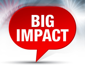 Big Impact Red Bubble Background