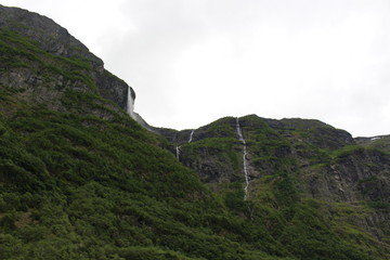 Mountain waterfall