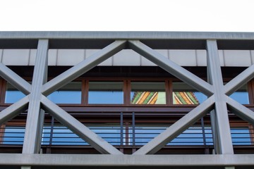  Reflection in geometric facade