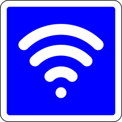 Wireless connection available sign