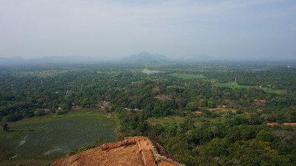 Fototapeta na wymiar View from Sigiriya Rock, Sri Lanka