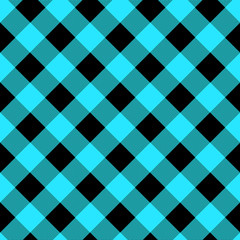 Black and blue lumberjack plaid seamless pattern, vector illustration eps10