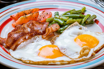 English Breakfast on a plate