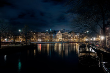 Fototapeta na wymiar Amsterdam night