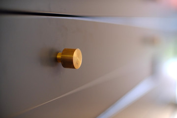 Brass kitchen knobs