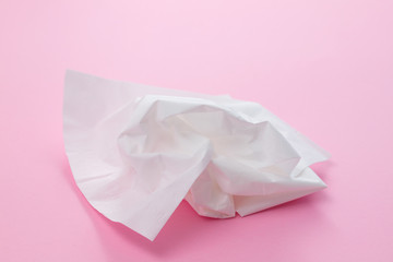 white tissue paper