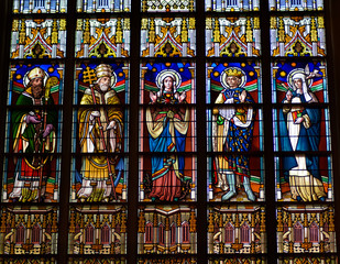 stained glass window