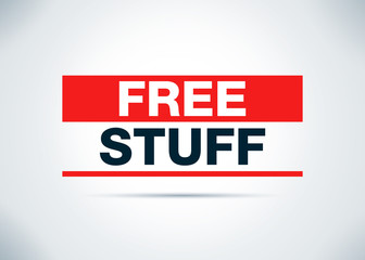 Free Stuff Abstract Flat Background Design Illustration