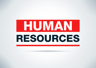 Human Resources Abstract Flat Background Design Illustration