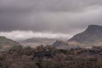 Dorothea Slate Quarry, Nantlle Valley, Wales, UK