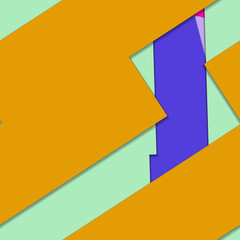 Flat material design - Creative vector trend seamless