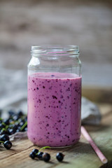 Blackcurrant smoothie