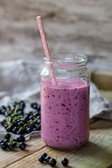 Blackcurrant smoothie