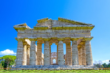 Obraz premium Temple of Neptune, Paestum, Italy